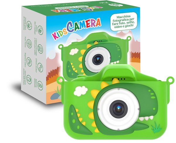 KIDS CAMERA BRICKY IL DINOSAURO - pharmaluna