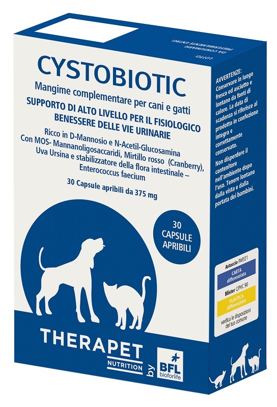 CYSTOBIOTIC THERAPET 30 CAPSULE - pharmaluna