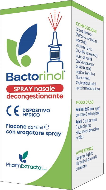 BACTORINOL SPRAY NASALE 15 ML - pharmaluna