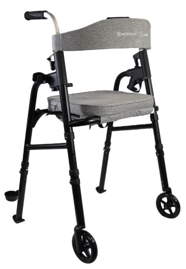 ROLLATOR USO INTERNO PIEGHEVOLE STRUTTURA PORTANTE ACCIAIO MOPEDIA LUNA - pharmaluna