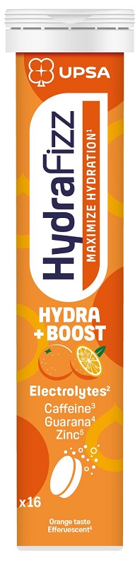 UPSA HYDRAFIZZ BOOST MAXIMIZE HYDRATION 16 COMPRESSE EFFERVESCENTI - pharmaluna