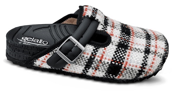 CALZATURA ORTOPEDICA WOODSTOCK SOFT 2,0 TARTAN BLACK/WHITE 37/38 - pharmaluna