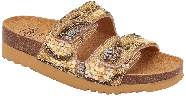 CALZATURA LISBOA 2 STRAPS MICROFIBRE+BEADS W BEIGE 36 - pharmaluna