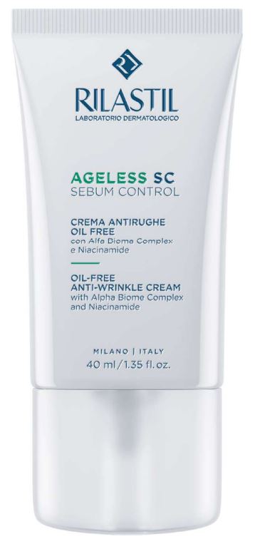 RILASTIL AGELESS SC SEBUM CONTROL CREMA ANTIRUGHE OIL FREE 40 ML - pharmaluna