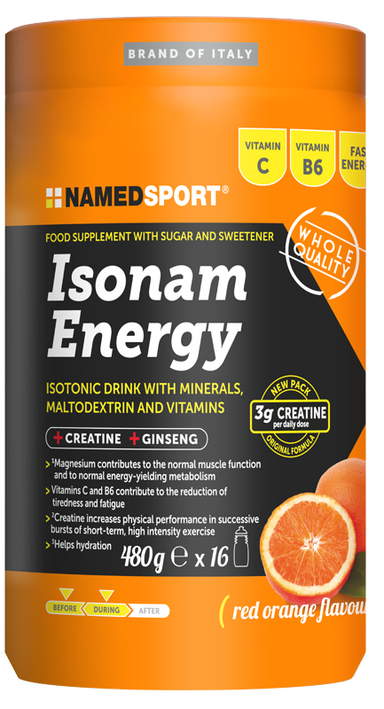 ISONAM ENERGY ORANGE 480 G - pharmaluna