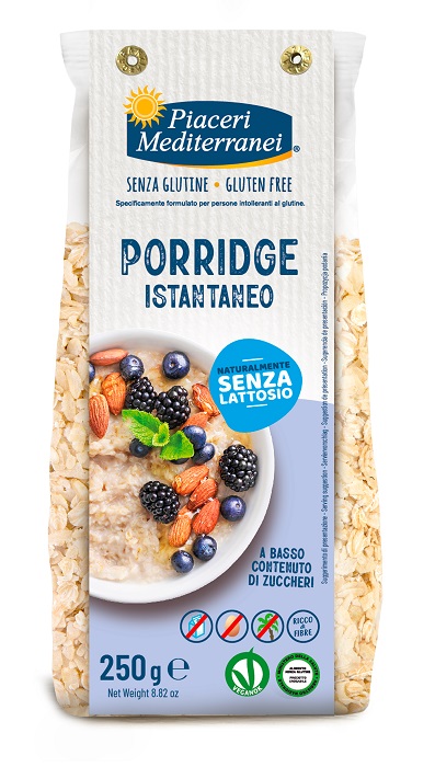 PIACERI MEDITERRANEI PORRIDGE 250 G - pharmaluna