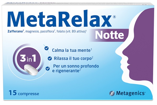 METARELAX NOTTE 15 COMPRESSE - pharmaluna