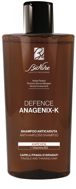 DEFENCE ANAGENIX K SHAMPOO ANTICADUTA 200 ML - pharmaluna