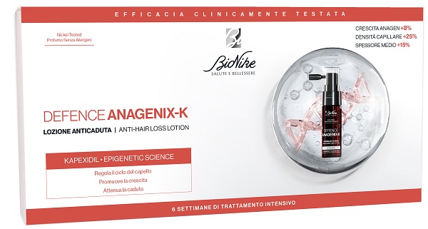 DEFENCE ANAGENIX K LOZIONE ANTI CADUTA 6 FLACONCINI 15 ML - pharmaluna