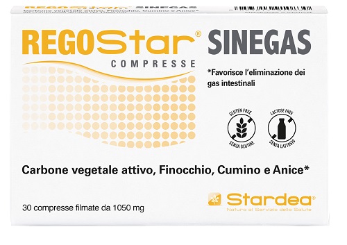 REGOSTAR SINEGAS 30 COMPRESSE FILMATE - pharmaluna