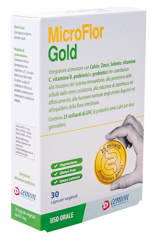 MICROFLOR GOLD 30 CAPSULE - pharmaluna