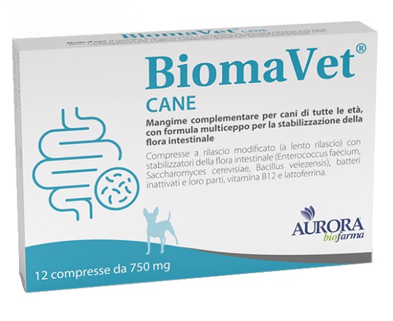 BIOMAVET CANE 750MG 12 COMPRESSE - pharmaluna