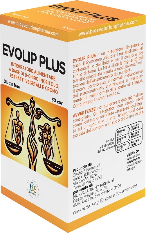 EVOLIP PLUS 60 COMPRESSE - pharmaluna