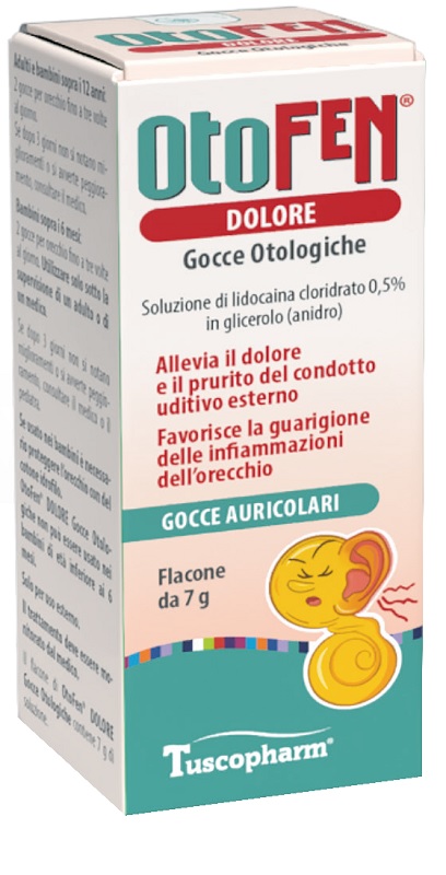 GOCCE OTOLOGICHE OTOFEN DOLORE 7 G - pharmaluna