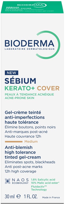 SEBIUM KERATO+ COVER 30 ML - pharmaluna