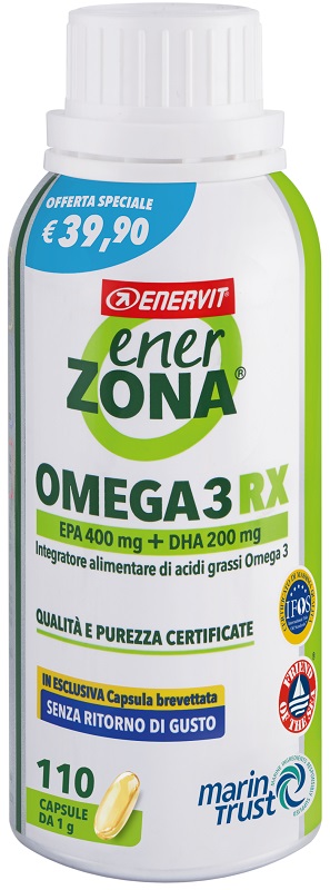 ENERZONA OMEGA 3 RX 110 CAPSULE 1 G OFFERTA SPECIALE - pharmaluna