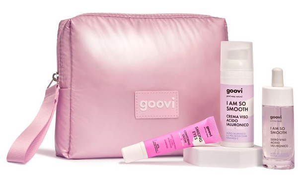 GOOVI BOX NATALE 2025 IDRATAZIONE 1 SIERO VISO ACIDO IALURONICO 30 ML + 1 CREMA VISO ACIDO IALURONICO 50 ML + 1 CONTORNO OCCHI LEVIGANTE 15 ML + 1 POCHETTE - pharmaluna