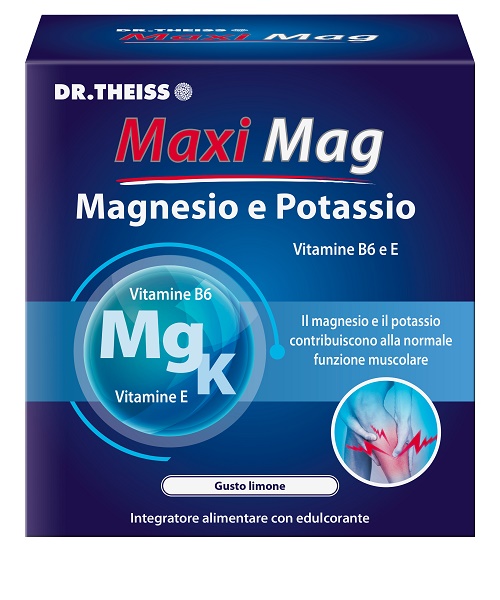 DR THEISS MAXI MAG MAGNESIO E POTASSIO 20 BUSTINE - pharmaluna