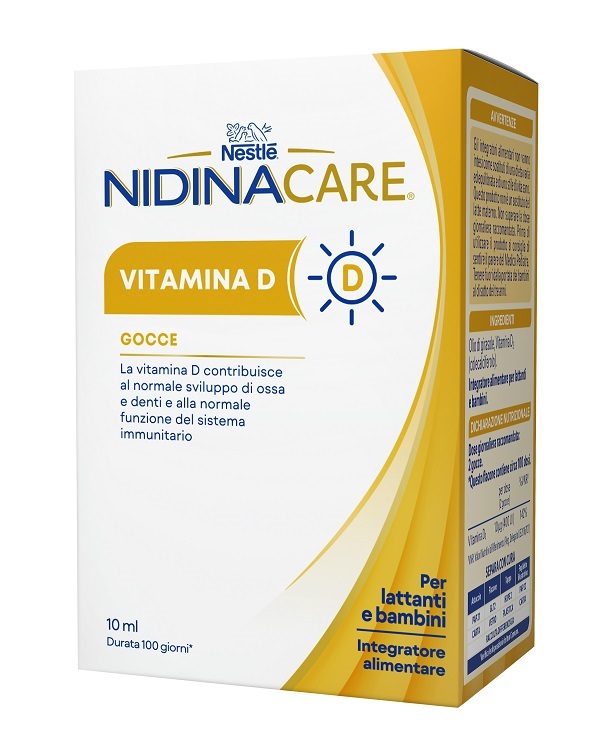 NIDINACARE VITAMINA D 10 ML - pharmaluna