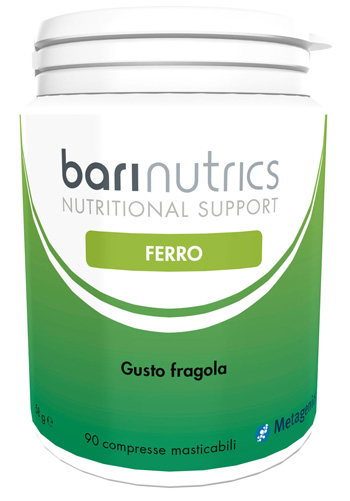 BARINUTRICS FERRO FRAGOLA ITA 90 COMPRESSE - pharmaluna