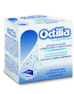 OCTILIA LACRIMA SOLLIEVO PROLUNGATO 20 FLACONCINI MONODOSE 0,35 ML - pharmaluna