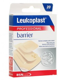 LEUKOPLAST BARRIER 20 PEZZI ASSORTITI - pharmaluna