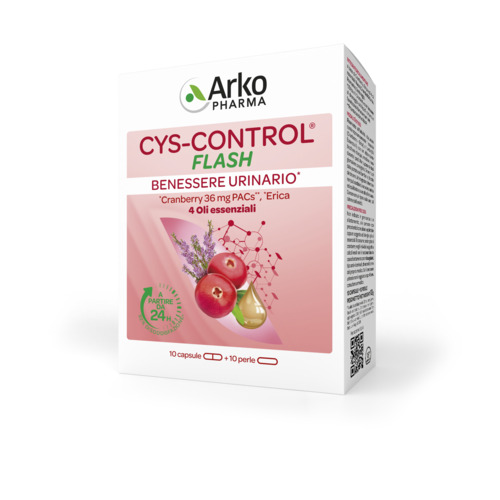 CYS CONTROL FLASH 20 CAPSULE - pharmaluna