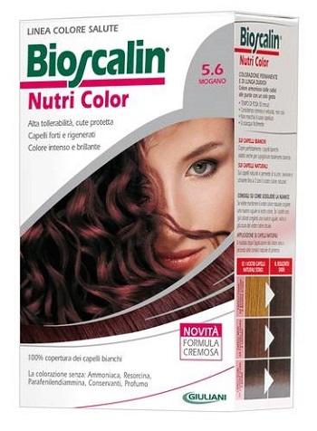 BIOSCALIN NUTRI COLOR 5,6 MOGANO SINCROB 124 ML - pharmaluna