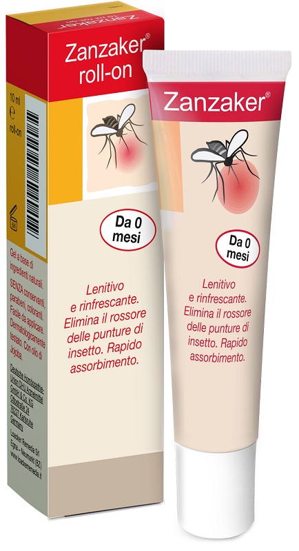 ZANZAKER ROLL ON TUBO 10 ML - pharmaluna