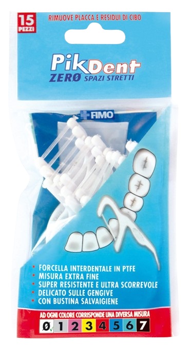 PIKDENT ZERO SPAZI STRETTI 15 FORCELLE INTERDENTALI - pharmaluna