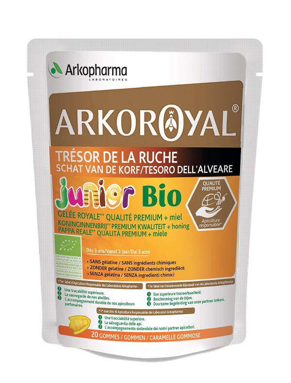 ARKOROYAL CARAMELLE GOMMOSE CUOR DI MIELE 60 PEZZI - pharmaluna