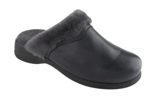 CALZATURA NEW WARMLINE LEATHER+SHEEP SKIN WOMENS NAVY BLUE MEMORY CUSHION COMFORT PLUS 38 AW16 - pharmaluna