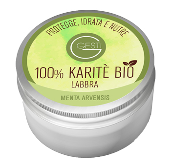 GESTI 100% KARITE' BIO 10 ML MENTA ARVENSIS LABBRA - pharmaluna