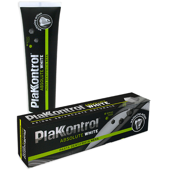 PLAKKONTROL ABSOLUTE WHITE DENTIFRICIO 75 ML - pharmaluna