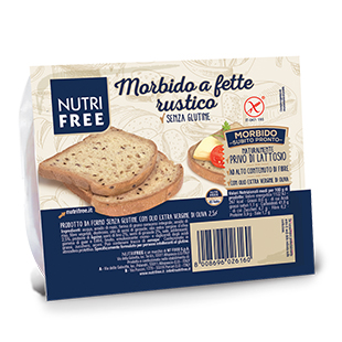 NUTRIFREE MORBIDO A FETTE RUSTICO 165 G - pharmaluna