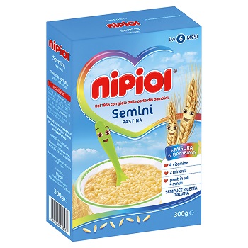 NIPIOL PASTINA SEMINI 300 G - pharmaluna