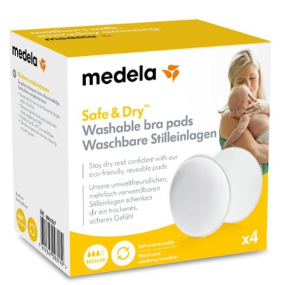 SAFE & DRY COPPETTA ASSORBILATTE LAVABILE 4 PEZZI - pharmaluna