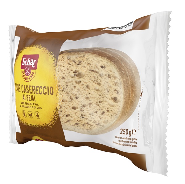 SCHAR PANE CASERECCIO AI SEMI SENZA LATTOSIO 250 G - pharmaluna