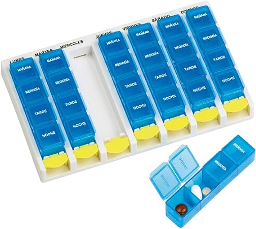 MEDS PORTAPILLOLE SETTIMANALE 4 DOSI MEDS - pharmaluna