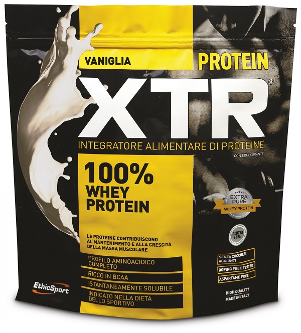 ETHICSPORT PROTEIN XTR VANIGLIA POLVERE 500 G - pharmaluna