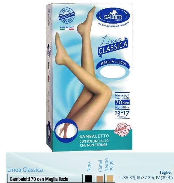 SAUBER GAMBALETTO MAGLIA LISCIA 140 DENARI NERO 3 - pharmaluna