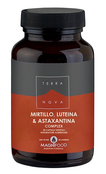 TERRANOVA MIRTILLO LUTEINA ASTAXANTINA SINERGIA PER GLI OCCHI 50 CAPSULE - pharmaluna