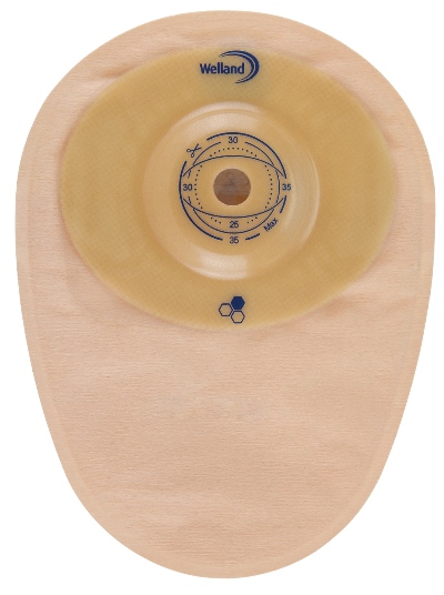 SACCA PER COLOSTOMIA WELLAND AURUM CONVEX COLO MIDI TRASPARENTE RITAGLIABILE DIAMETRO 13-35 MM INIZIO CONVESSITA' 35 MM 10 PEZZI - pharmaluna