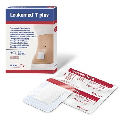 LEUKOMED T PLUS MEDICAZIONE POST-OPERATORIA TRASPARENTE IMPERMEABILE 7,2 X 5 CM - pharmaluna