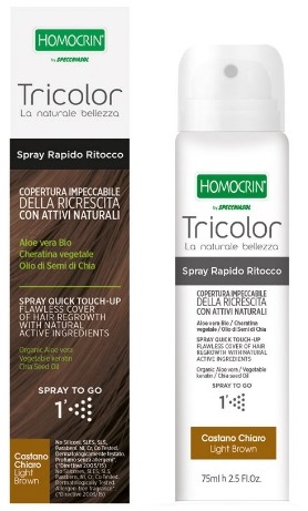 TRICOLOR SPRAY RITOCCO CASTANO CHIARO 75 ML - pharmaluna