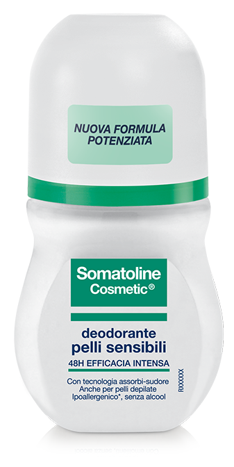 SOMAT C DEO PELLI SENSIBILI DUETTO ROLLON DUO 50 ML + 50 ML - pharmaluna