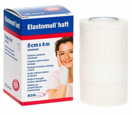 BENDA ELASTICA ELASTOMULL 8 X 400 CM 2 PEZZI - pharmaluna
