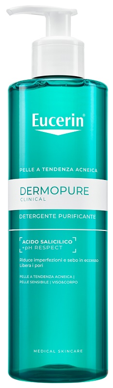 EUCERIN DERMOPURIFYER OIL CONTROL GEL DETERGENTE 400 ML - pharmaluna