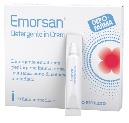 EMORSAN DETERGENTE CREMA 10 FIALE DA 3,5 ML - pharmaluna