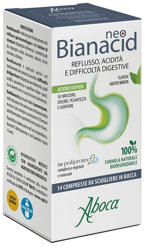 NEOBIANACID 14 COMPRESSE MASTICABILI - pharmaluna